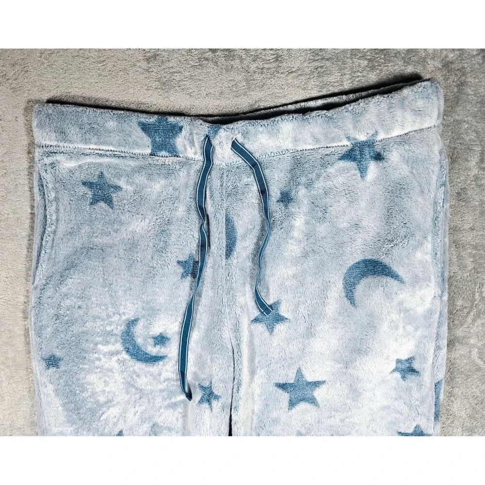 Joyspun Women's Blue Star Pajama Pants Sz L 12-14 - Picture 2 of 8